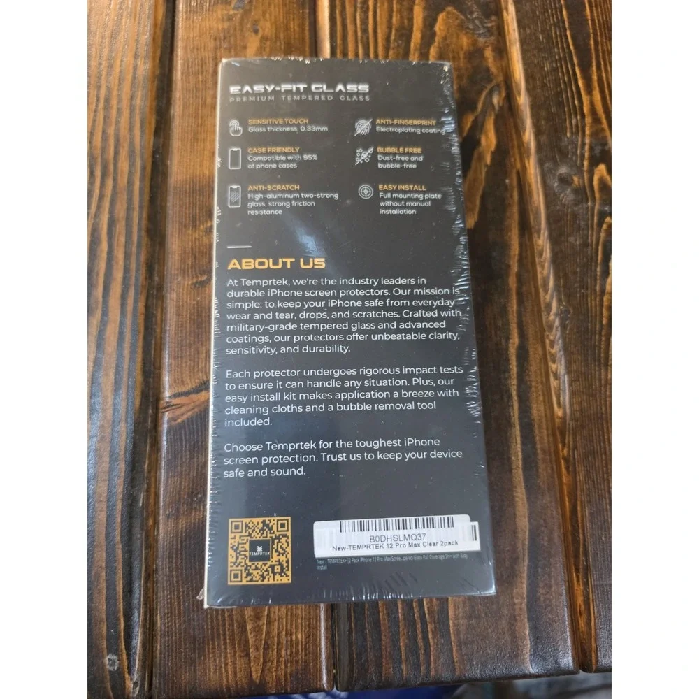 Easy Fit Glass Premium Tempered Glass for iPhone 12 PRO MAX